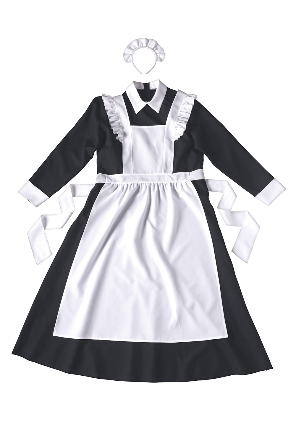 [NEW] コスプレ ハロウィン ハニーボーイ ロングメイド ユニセックス フリーサイズ ブラック 【クリアストーン】