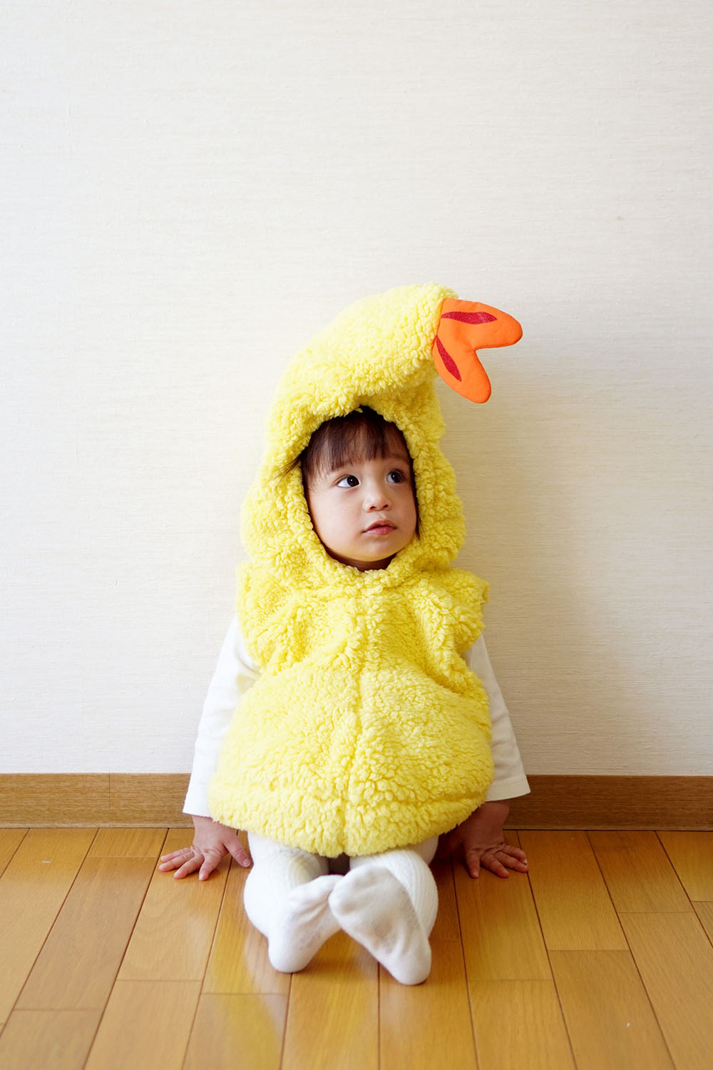 [NEW] コスプレ ベビー 赤ちゃん 食べ物 マシュマロベビー えび天 ベビー 80cm イエロー【クリアストーン】