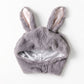 [New] コスプレ小物 かぶりもの アニマル うさぎ もふもふうさたん キッズ グレー【クリアストーン】