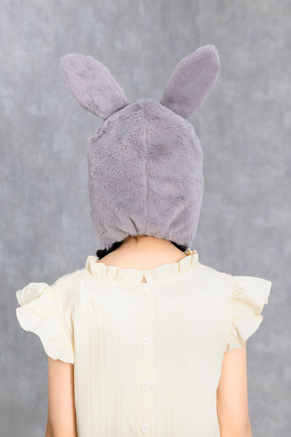 [New] コスプレ小物 かぶりもの アニマル うさぎ もふもふうさたん キッズ グレー【クリアストーン】