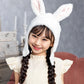 [New] コスプレ小物 かぶりもの アニマル うさぎ もふもふうさたん キッズ ホワイト【クリアストーン】