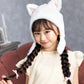 [New] コスプレ小物 かぶりもの アニマル ねこ もふもふねこたん キッズ ホワイト【クリアストーン】
