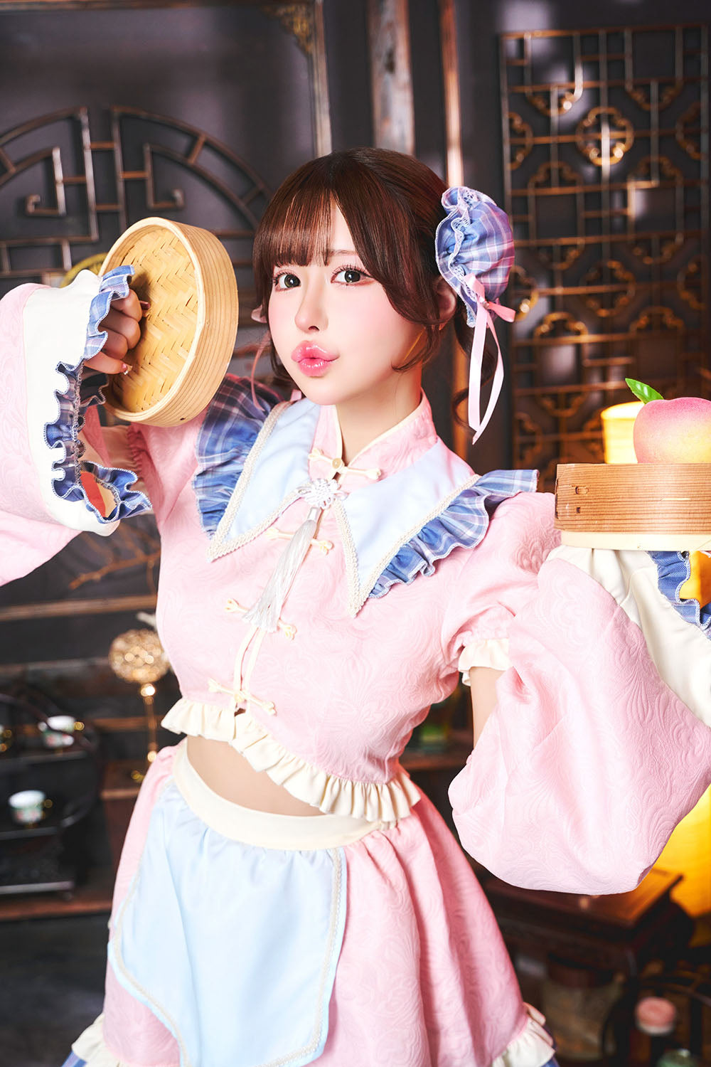 クリアストーン Clearstone コスプレ 中華風 ルミパピエ シャオメイチャイナ レディース フリーサイズ ピンク[lumipapier-chaomei-china] New] コスプレ 中華風 ルミパピエ シャオメイチャイナ レディース