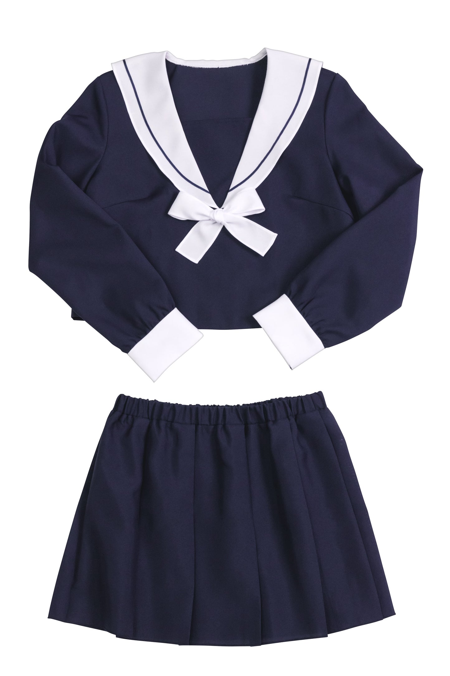 コスプレ 制服 シェリーズクローゼット ネイビーセーラー レディース フリーサイズ ブラック【クリアストーン】