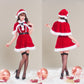 [New] コスプレ クリスマス グランノエル ラインストーンケープサンタ レディース フリーサイズ レッド【クリアストーン】♡