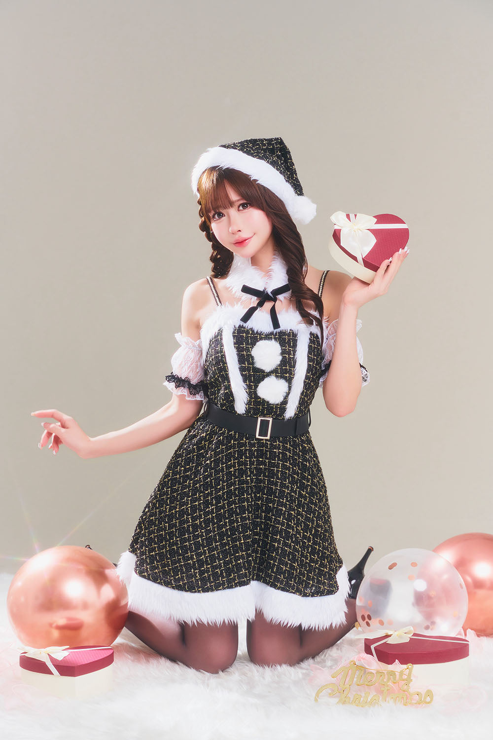 New] コスプレ クリスマス グランノエル ツイードパールサンタ