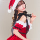 [New] コスプレ クリスマス グランノエル ショルダーリボンサンタ レディース フリーサイズ レッド【クリアストーン】