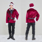 [NEW] コスプレ クリスマス トナカイ マニフィックノエル ジャケットサンタ メンズ レッド【クリアストーン】