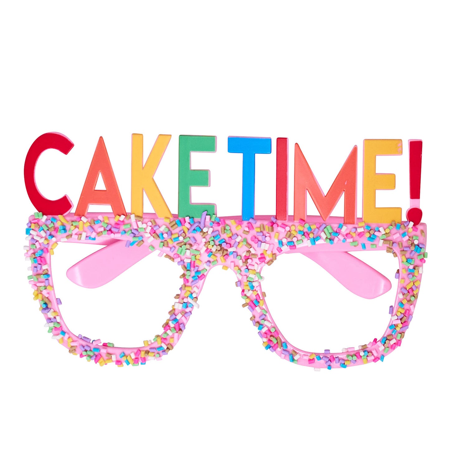 [New] コスプレ小物 誕生日 バースデー ハピバ サングラス カラースプレー ユニセックス ピンク【クリアストーン】