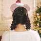 [NEW] コスプレ小物 クリスマス サンタ テディベア カチューシャ ユニセックス レッド/グリーン/ベージュ 【クリアストーン】