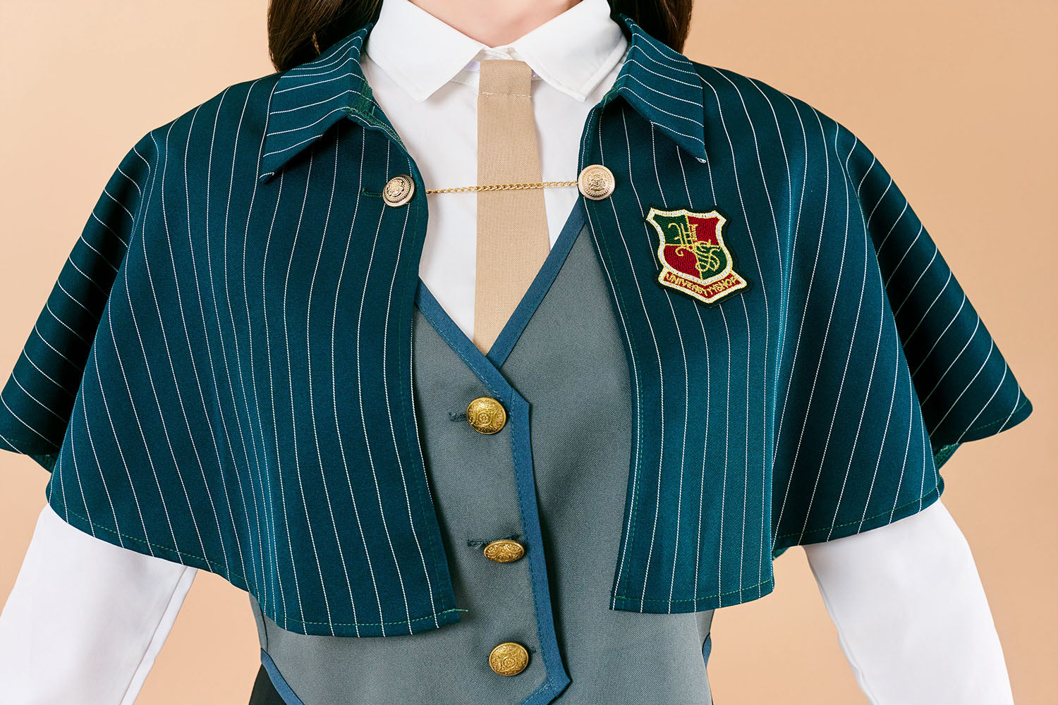 コスプレ 制服 トッピングトップス ケープスクール レディース