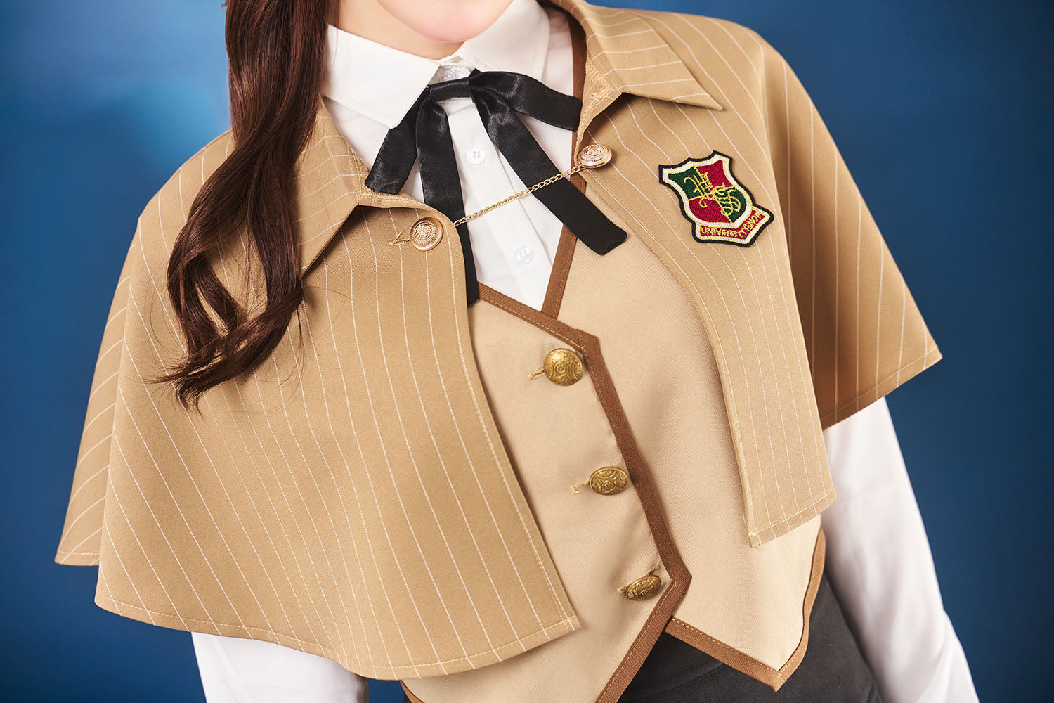New] コスプレ 制服 トッピングトップス ケープスクール レディース