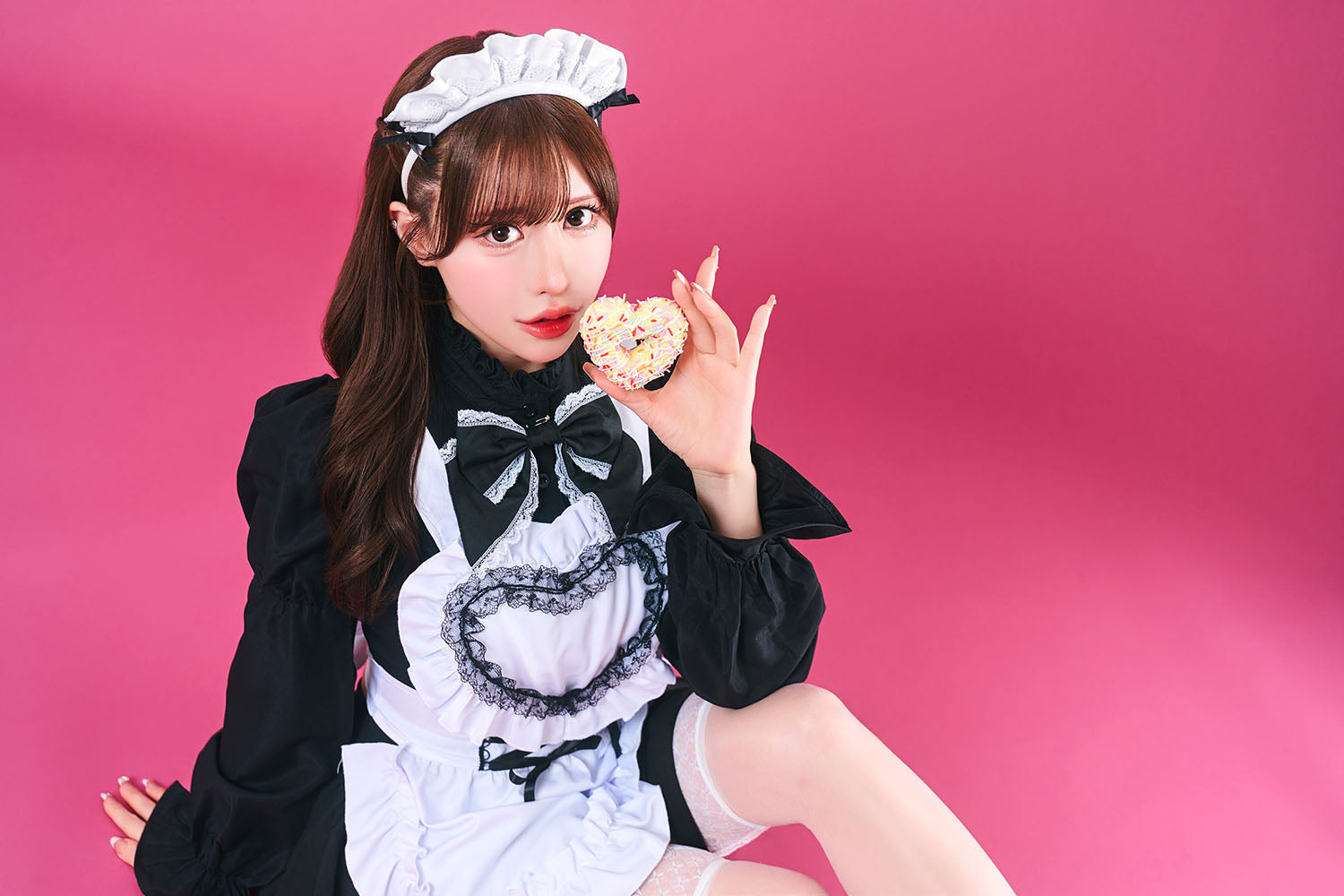 コスプレ メイド トッピングトップス メイドエプロン レディース