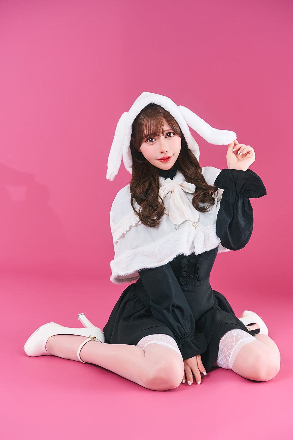 New] コスプレ アニマル トッピングトップス ねこケープ/うさぎケープ