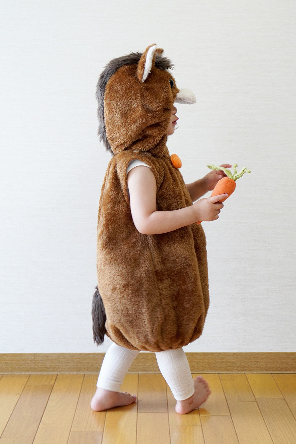 [New] コスプレ 正月 干支 動物 マシュマロお馬さん ベビー 80cm ブラウン【クリアストーン】