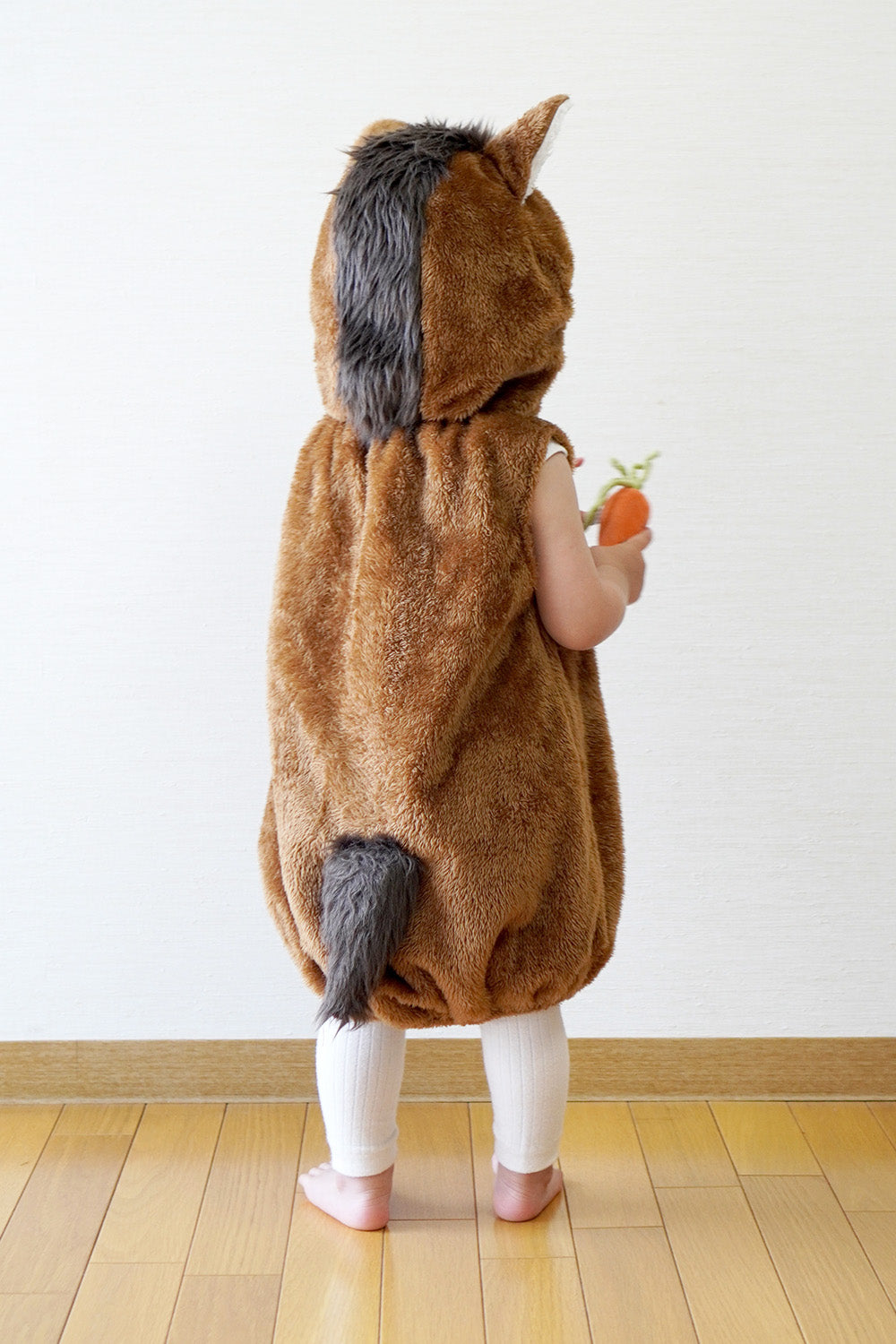 [New] コスプレ 正月 干支 動物 マシュマロお馬さん ベビー 80cm ブラウン【クリアストーン】