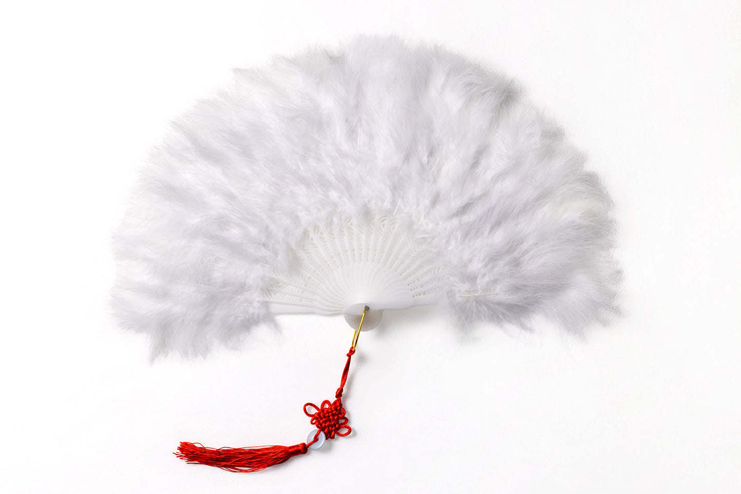 [New] コスプレ小物 チャイナ 羽扇子RICH ユニセックス ホワイト/ピンク/ブルー/レッド/ブラック【クリアストーン】