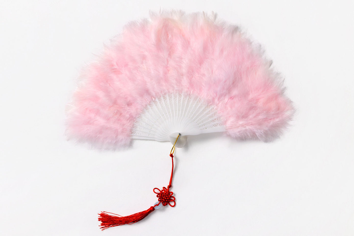 [New] コスプレ小物 チャイナ 羽扇子RICH ユニセックス ホワイト/ピンク/ブルー/レッド/ブラック【クリアストーン】
