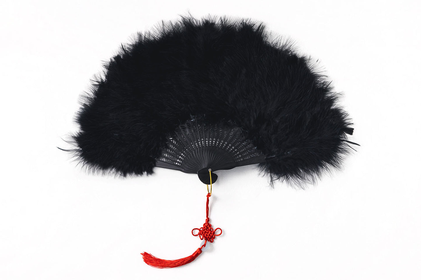 [New] コスプレ小物 チャイナ 羽扇子RICH ユニセックス ホワイト/ピンク/ブルー/レッド/ブラック【クリアストーン】