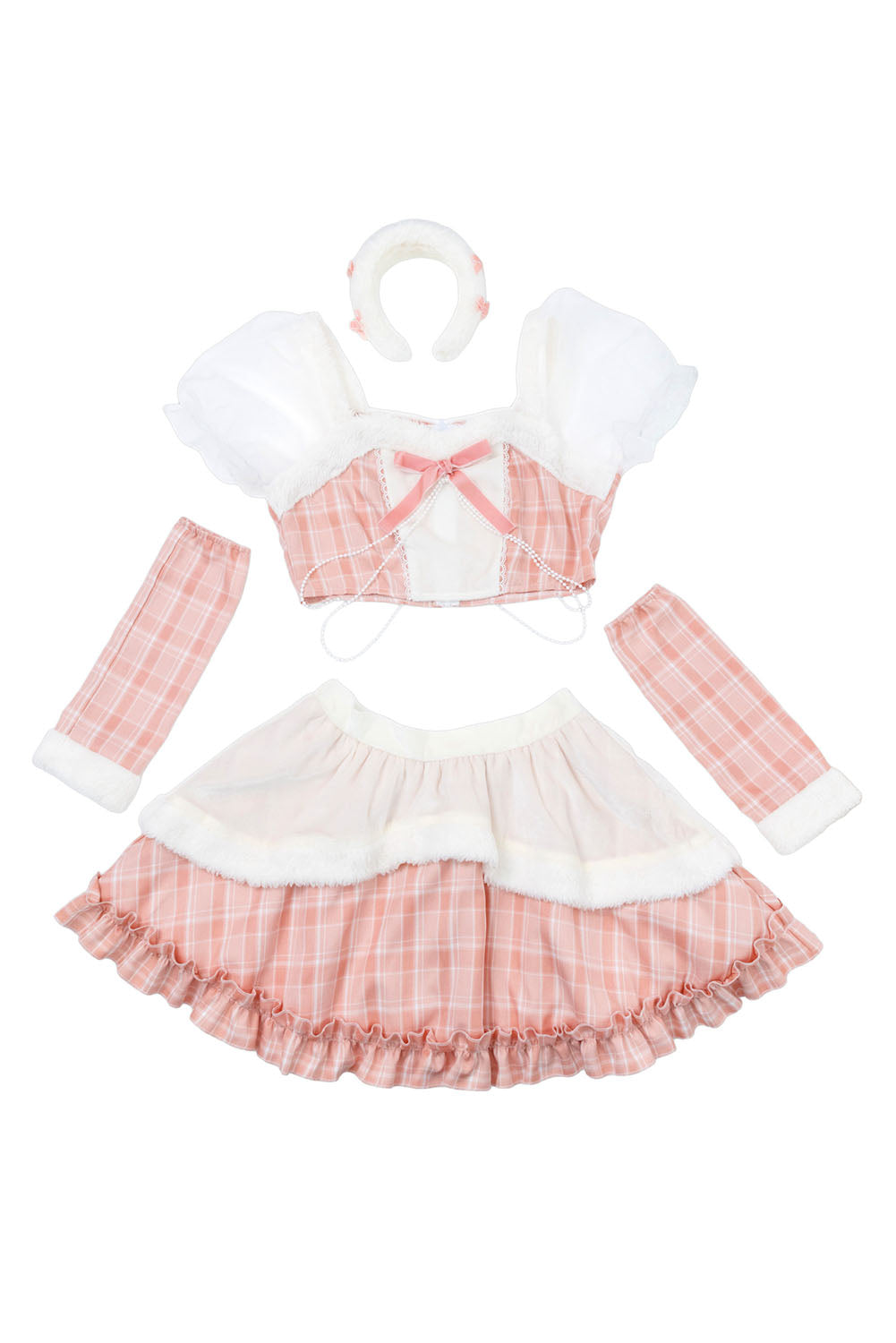 《JamsCollection着用》 コスプレ サンタ クリスマス リリパレ トゥインクルスノーガール レディース フリーサイズ ピンク/ブルー【クリアストーン】