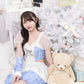 《JamsCollection着用》 コスプレ サンタ クリスマス リリパレ トゥインクルスノーガール レディース フリーサイズ ピンク/ブルー【クリアストーン】