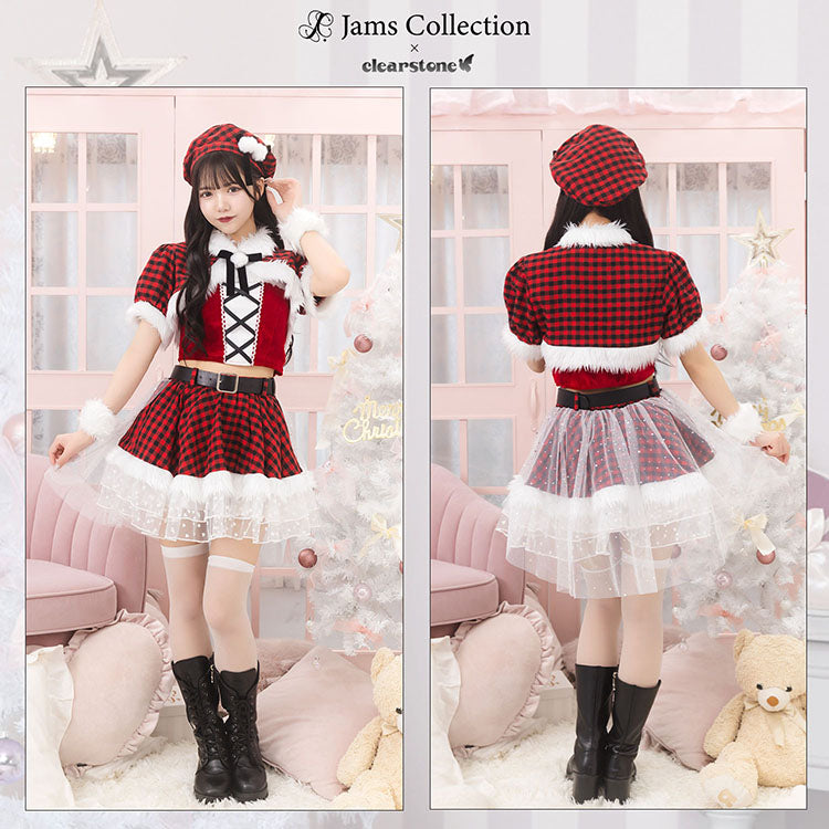 JamsCollection着用》 コスプレ サンタ クリスマス リリパレ アイドル