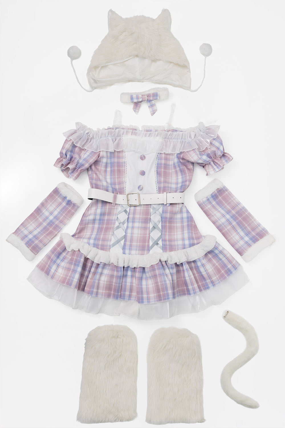 クリアストーン　 コスプレ ねこ リリパレ ペリュシュキャット レディース NEW]《JamsCollection着用》 コスプレ ねこ リリパレ ペリュシュ