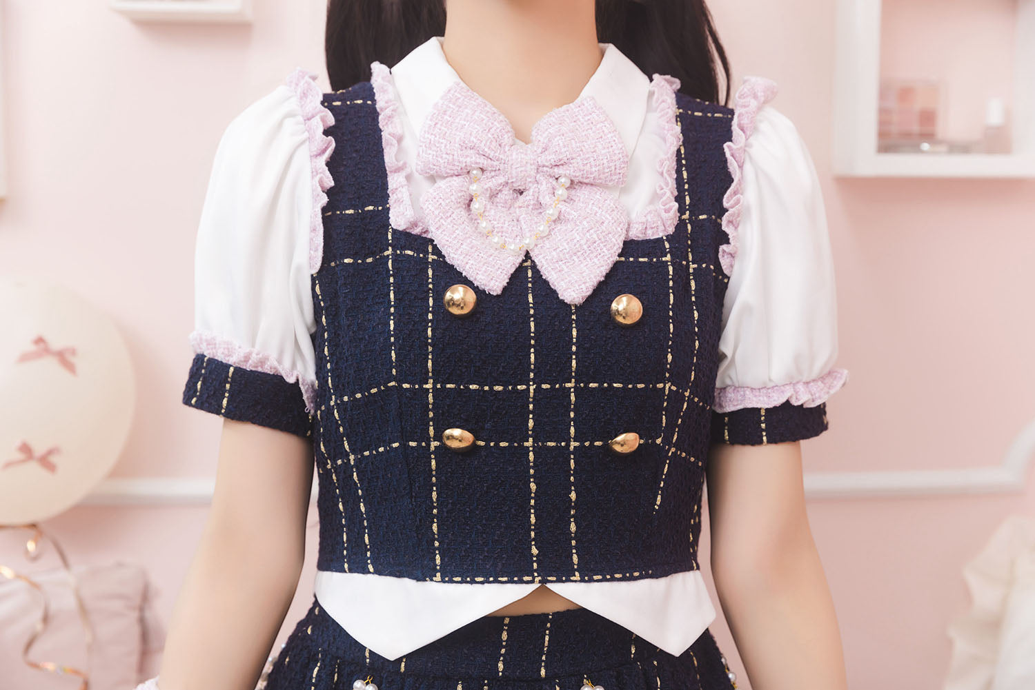 クリアストーン　 コスプレ ねこ リリパレ ペリュシュキャット レディース NEW]《JamsCollection着用》 コスプレ ねこ リリパレ ペリュシュ