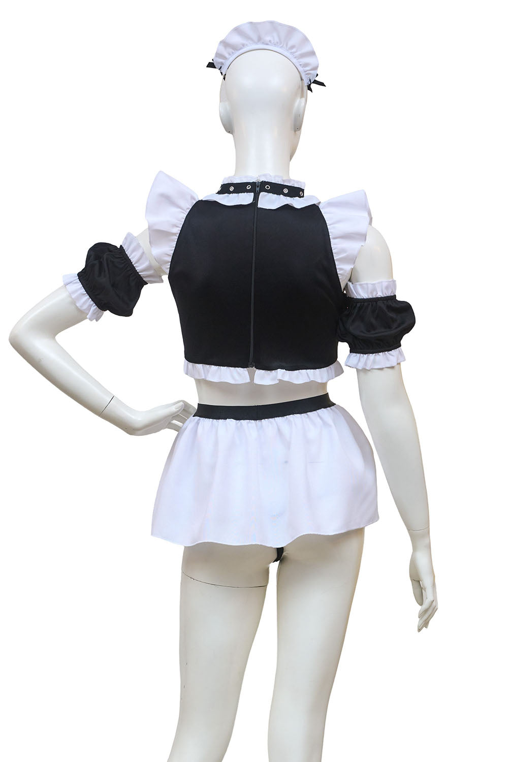 [New] コスプレ メイド ロイヤルヌーディー プレミアムメイド レディース フリーサイズ ブラック【クリアストーン】♡