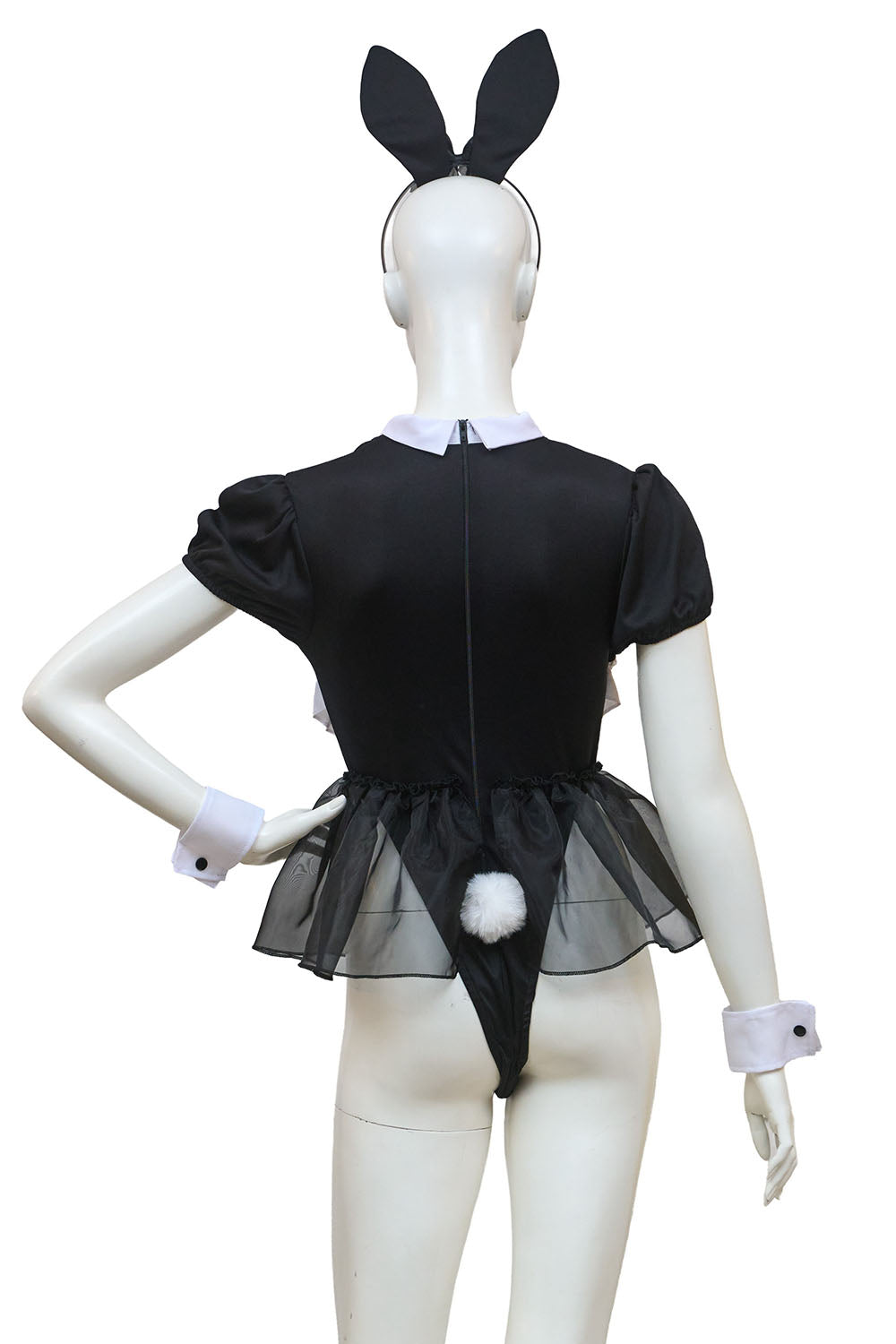 [New] コスプレ うさぎ ロイヤルヌーディー プレミアムバニー レディース フリーサイズ ブラック【クリアストーン】♡