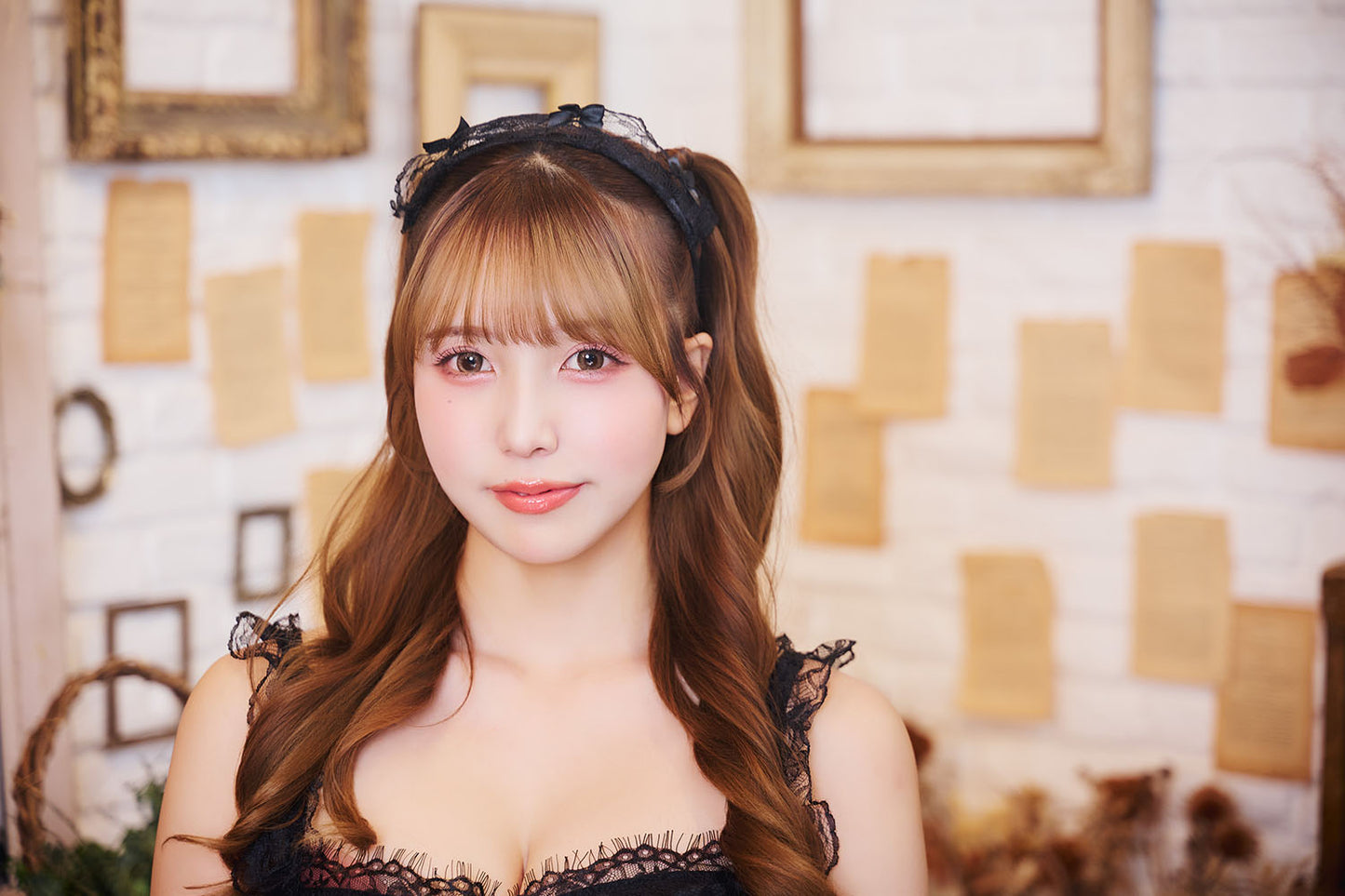 [New]コスプレ SecretRose リボンチュチュ レディース フリーサイズ ブラック【クリアストーン】♡