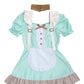 [New] 《JamsCollection着用》コスプレ ホワイトデー チョコミントメイド レディース フリーサイズ グリーン【クリアストーン】♡