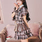 《JamsCollection着用》コスプレ バレンタイン リリパレ カフェショコラメイド レディース フリーサイズ ピンク/ブルー【クリアストーン】♡