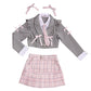 [New] 《JamsCollection着用》コスプレ アイドル 制服 メゾンカレッジ ロゼ レディース フリーサイズ ピンク 【クリアストーン】♡