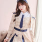 [New] 《JamsCollection着用》コスプレ アイドル 制服 メゾンカレッジ ラテ レディース フリーサイズ ベージュ 【クリアストーン】♡