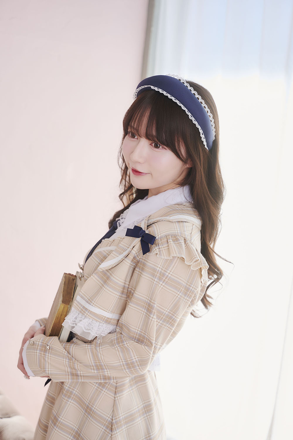 [New] 《JamsCollection着用》コスプレ アイドル 制服 メゾンカレッジ ラテ レディース フリーサイズ ベージュ 【クリアストーン】♡