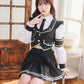 [New] 《JamsCollection着用》コスプレ アイドル 制服 メゾンカレッジ ルナ レディース フリーサイズ ブラック 【クリアストーン】♡
