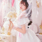 コスプレ 花嫁 ジューンブライド エンジェルブライド レディース フリーサイズ ホワイトクリアストーン】♡