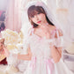 コスプレ 花嫁 ジューンブライド エンジェルブライド レディース フリーサイズ ホワイトクリアストーン】♡