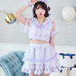 [New] 《JamsCollection着用》コスプレ リリパレ アジサイメイド レディース フリーサイズ パープル【クリアストーン】♡