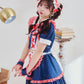 [New] 《JamsCollection着用》コスプレ リリパレ チェリーメイド レディース フリーサイズ ネイビー【クリアストーン】♡
