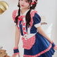 [New] 《JamsCollection着用》コスプレ リリパレ チェリーメイド レディース フリーサイズ ネイビー【クリアストーン】♡