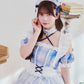 [New] 《JamsCollection着用》コスプレ リリパレ ミルキーウェイメイド レディース フリーサイズ ブルー 【クリアストーン】♡
