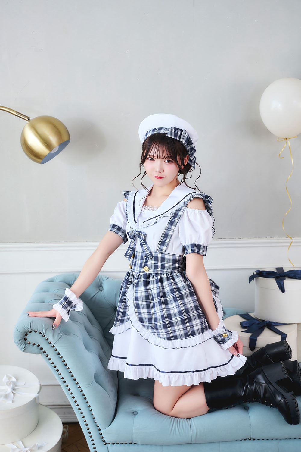 [New] 《JamsCollection着用》コスプレ リリパレ マリンメイド レディース フリーサイズ ホワイト 【クリアストーン】♡