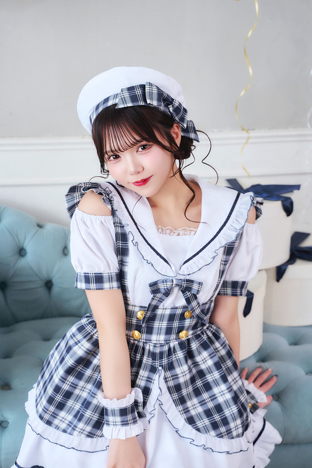 [New] 《JamsCollection着用》コスプレ リリパレ マリンメイド レディース フリーサイズ ホワイト 【クリアストーン】♡