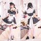 [New] コスプレ メイド ルミパピエ ロゼッタメイド レディース フリーサイズ ブラック【クリアストーン】♡