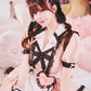 [New] コスプレ メイド ルミパピエ リュバンダイナー レディース フリーサイズ ピンク 【クリアストーン】♡