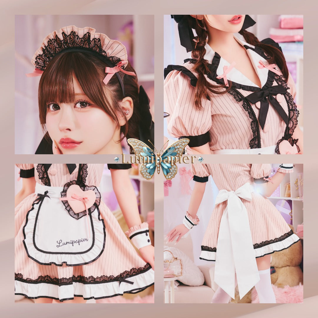 New] コスプレ メイド ルミパピエ リュバンダイナー レディース