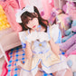 [New] コスプレ メイド ルミパピエ スコティッシュメイド レディース フリーサイズ ブルー 【クリアストーン】♡