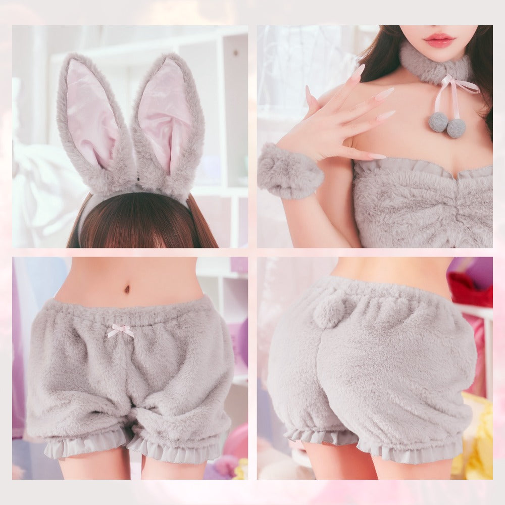 コスプレ うさぎ アニマル もこもこセクシーうさガール レディース